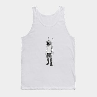 E-Boy Astronaut with 2 swords Tank Top